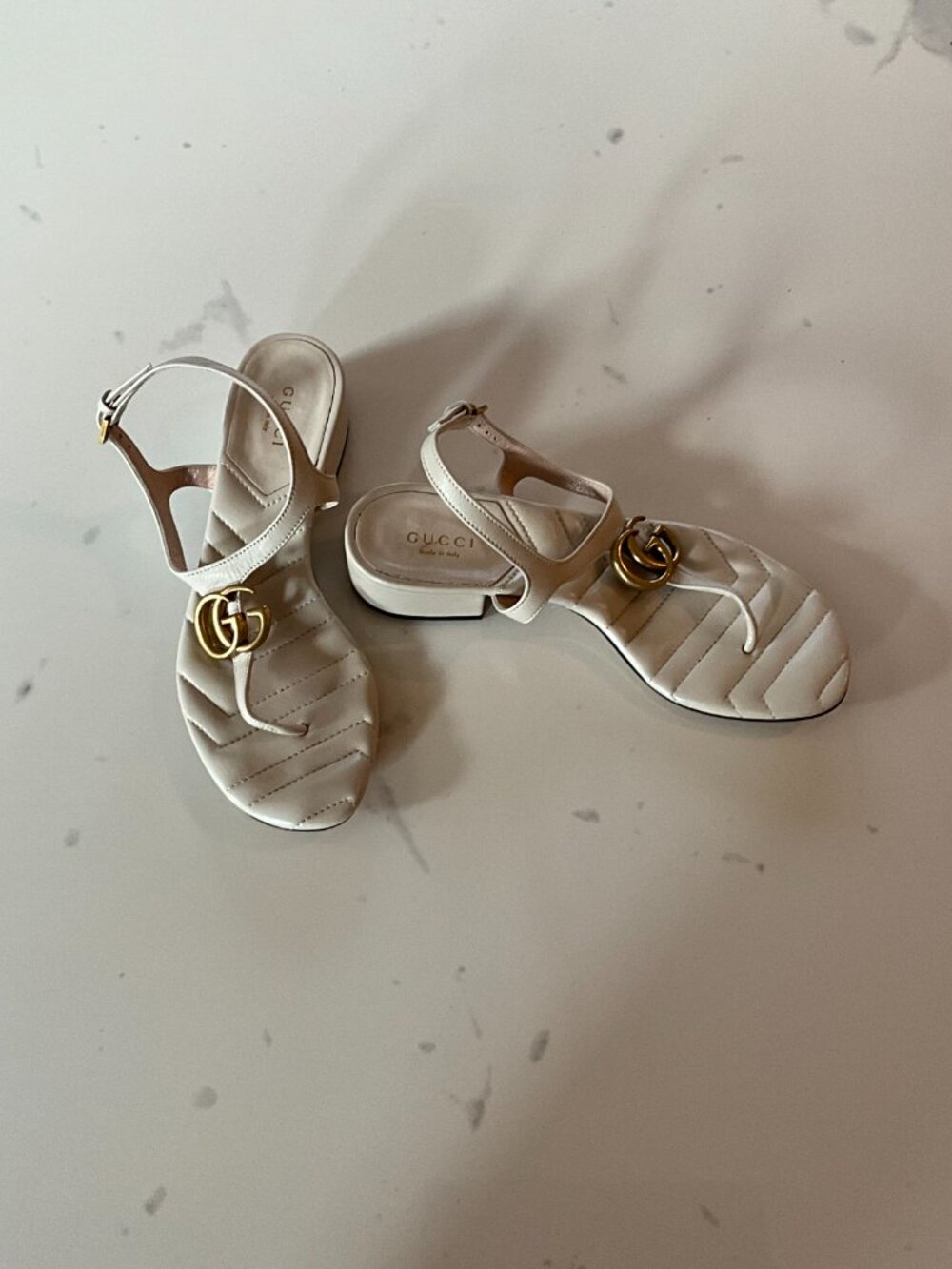 Gucci Marmont Double G thong sandals - Picture 6 of 13